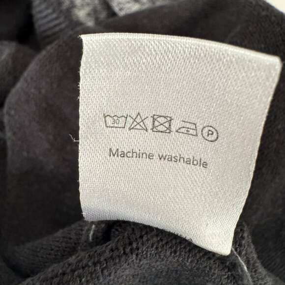 WISPR by Brodie Pullover Cropped Crewneck Sweater Rainbow Cuff Size Medium - Picture 9 of 9